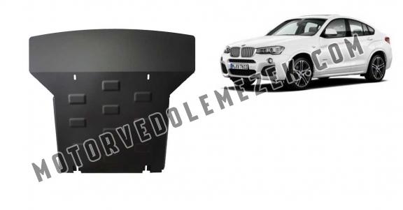 Acél motor-, hűtő védőlemez BMW X4