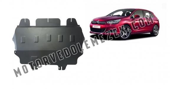 Acél motor, kapcsolószekrény védőlemez Citroen C4