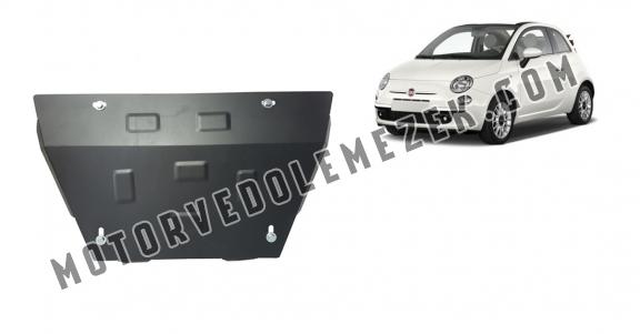 Acél motor, kapcsolószekrény, hütő védőlemez Fiat 500