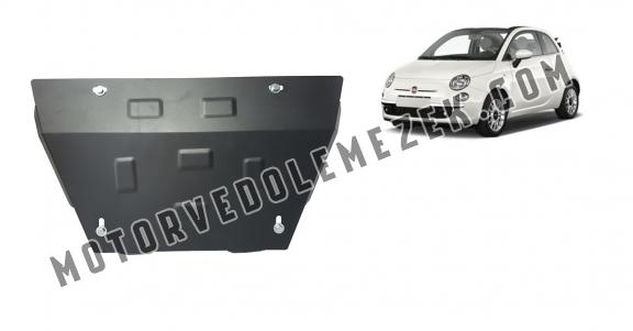 Acél motor, kapcsolószekrény, hütő védőlemez Fiat 500 S