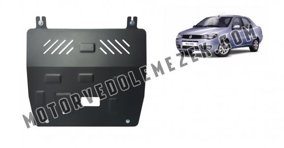 Acél motor, kapcsolószekrény védőlemez Fiat Albea