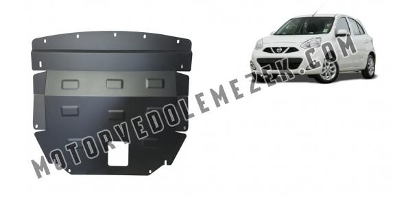 Acél motor, kapcsolószekrény, hütő védőlemez Nissan Micra
