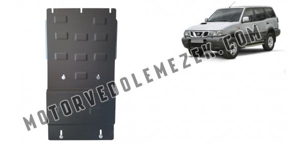 Acél kapcsolószekrény, osztómű védőlemez Nissan Terrano II 