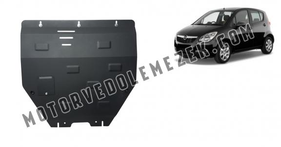 Acél motor, kapcsolószekrény védőlemez Opel Agila (H08)