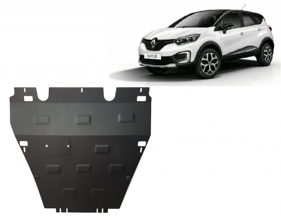 Acél motor, kapcsolószekrény védőlemez Renault Captur