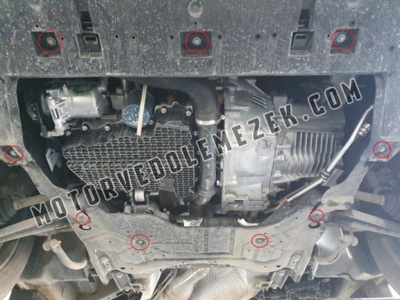 Acél motor, kapcsolószekrény, hütő védőlemez Opel Zafira Life