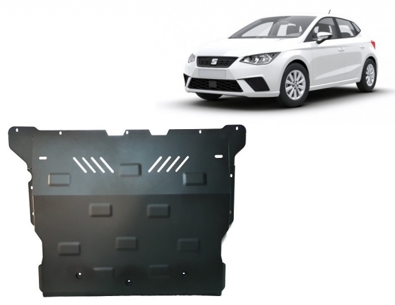 Acél motor, sebességváltó, hűtő, első lökhárító védőlemez Seat Ibiza
