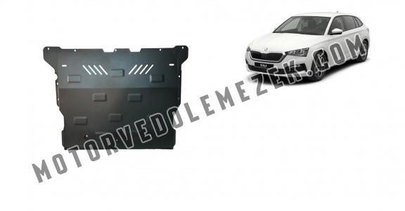 Acél motor, sebbeségváltó, hütő, első lökhárító védőlemez Skoda Scala