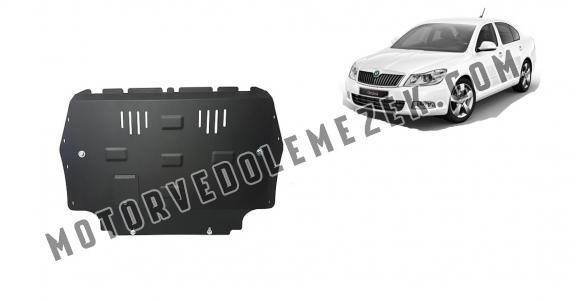 Acél motor, kapcsolószekrény, hütő védőlemez Skoda Octavia 2
