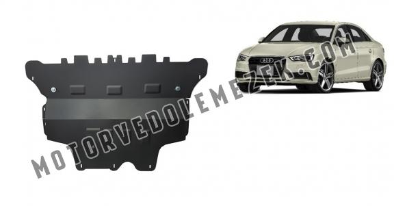 Acél motor, sebbeségváltó, hütő, első lökhárító védőlemez Audi A3 