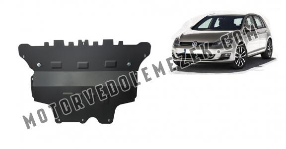 Acél motor, kapcsolószekrény védőlemez VW Golf 7