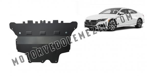 Acél motor, sebbeségváltó, hütő, első lökhárító védőlemez VW Arteon