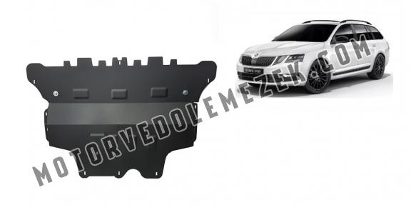 Acél motor, kapcsolószekrény védőlemez Skoda Octavia 3 