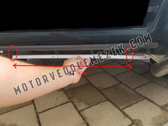 Acél motor, hütő védőlemez Mitsubishi Pajero 3 (V60, V70) Vers. 2.0
