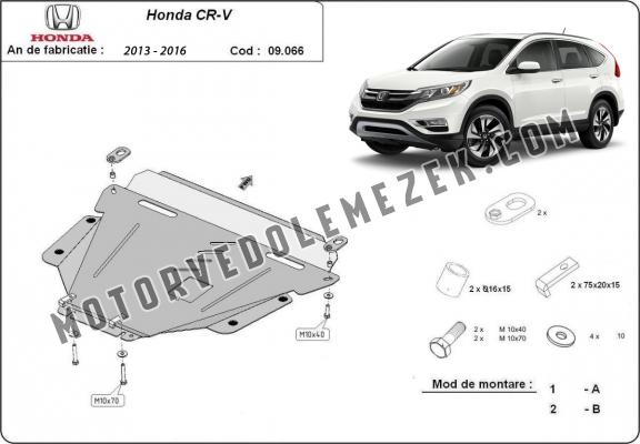 Acél motor, kapcsolószekrény, hütő védőlemez Honda CR-V Gen 4