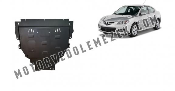 Acél motor, kapcsolószekrény, hütő védőlemez Mazda 3