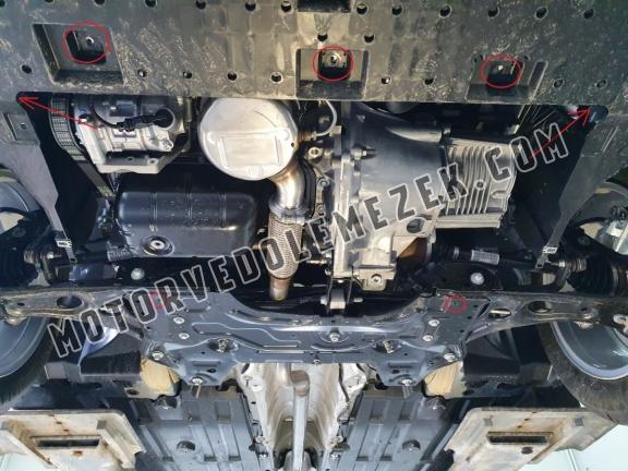 Acél motor, kapcsolószekrény, hütő védőlemez Opel Corsa F