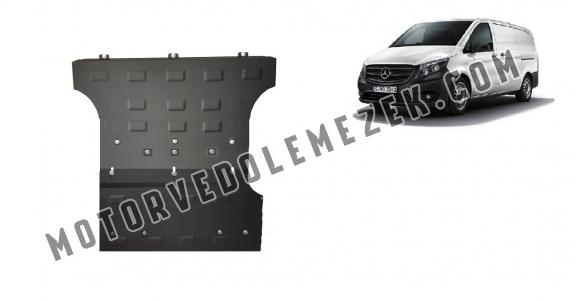 Acél motor, sebbeségváltó, hütő, első lökhárító védőlemez Mercedes Viano W447 2.2 D, 4x2 