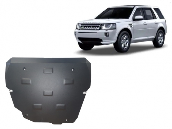 Acél motor, kapcsolószekrény, hűtő védőlemez Land Rover Freelander 2