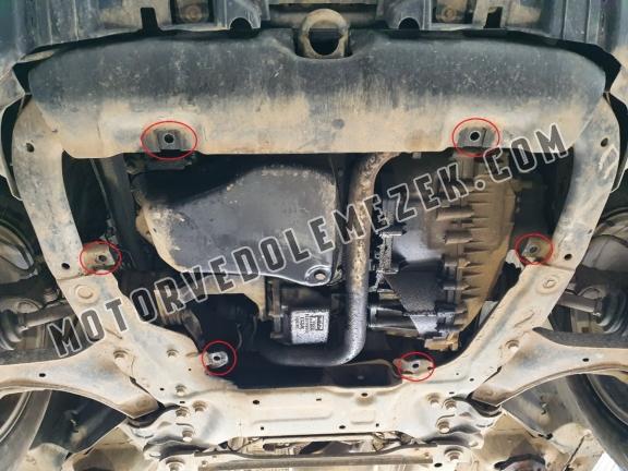 Acél motor, kapcsolószekrény, hütő védőlemez Land Rover Freelander 2