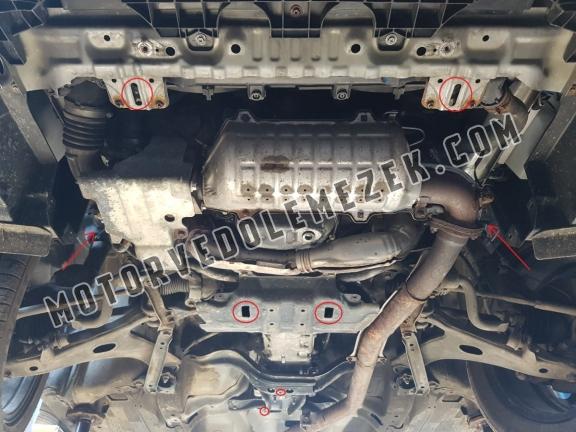 Acél manuális kapcsolószekrény védőlemez Subaru Forester 4