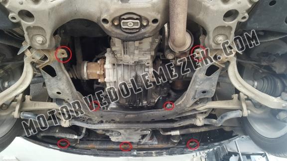 Acél motor, hütő védőlemez Audi A4 B7 All Road 