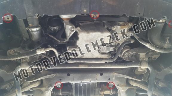 Acél motor, hütő védőlemez Audi A4 B7 All Road 