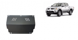 Acél hűtő védőlemez Mitsubishi L 200