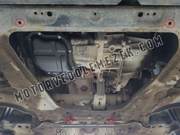 Acél motor, kapcsolószekrény, hütő védőlemez Nissan Juke
