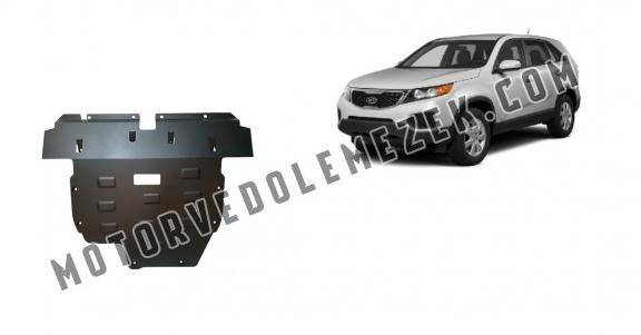 Acél motor, sebbeségváltó, hütő, első lökhárító védőlemez  Kia Sorento XM (Pre-facelift)