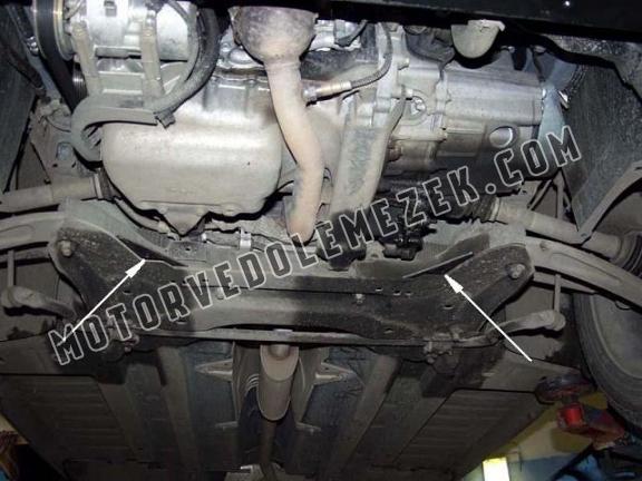Acél motor, sebbeségváltó, hütő, első lökhárító védőlemez Peugeot 307