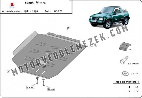Acél kapcsolószekrény védőlemez Suzuki Vitara