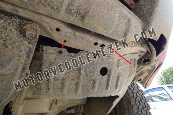 Acél motor, kapcsolószekrény, hütő védőlemez Nissan X-Trail T30