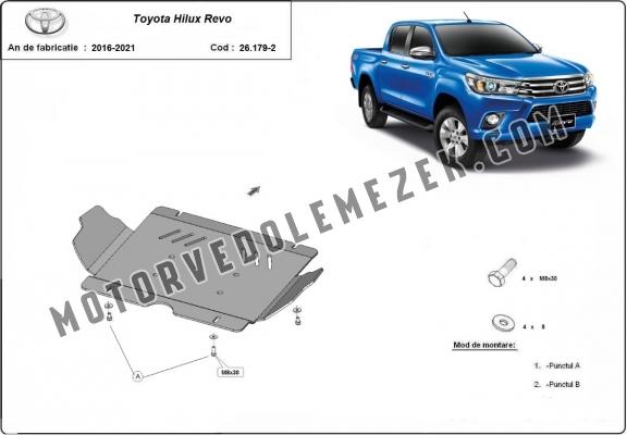 Motor, karter- védő Aluminumlemez Toyota Hilux Revo