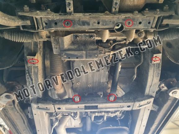 Acél kapcsolószekrény védőlemez SsangYong Rexton 
