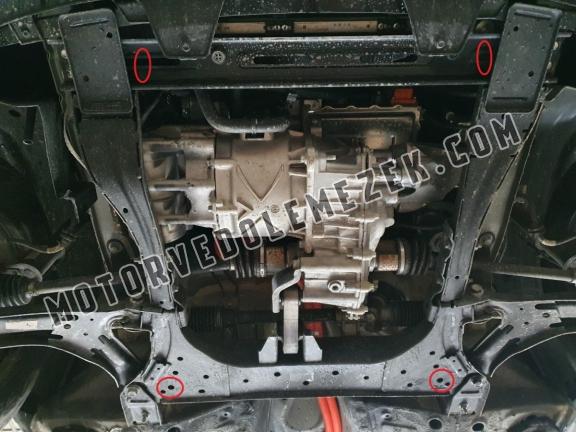 Acél motor, kapcsolószekrény védőlemez Dacia Spring