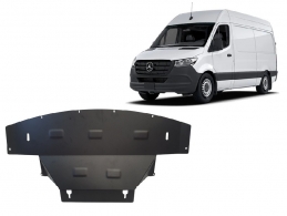 Acél motor, hűtő védőlemez Mercedes Sprinter 4x4