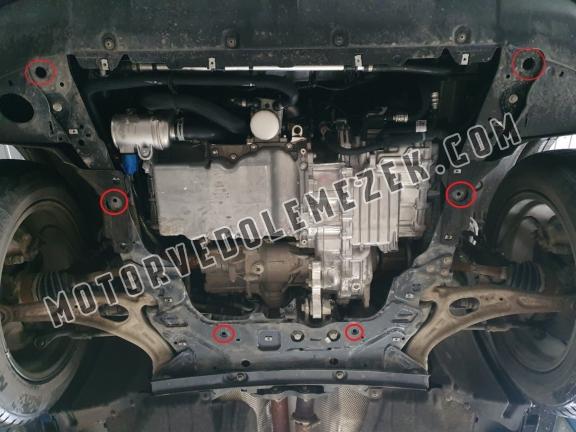 Acél motor, sebbeségváltó, hütő, első lökhárító védőlemez Ford Kuga