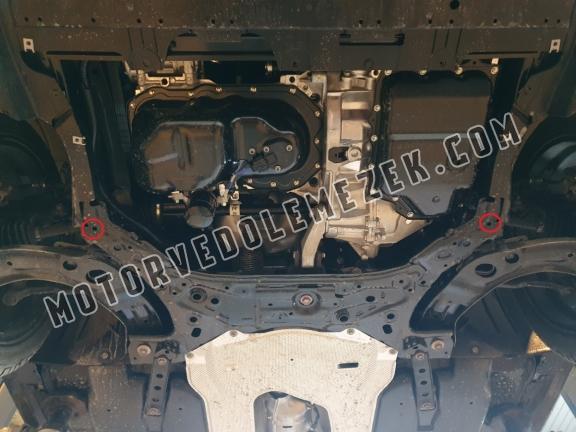 Acél motor, kapcsolószekrény, hütő védőlemez Mazda CX-30