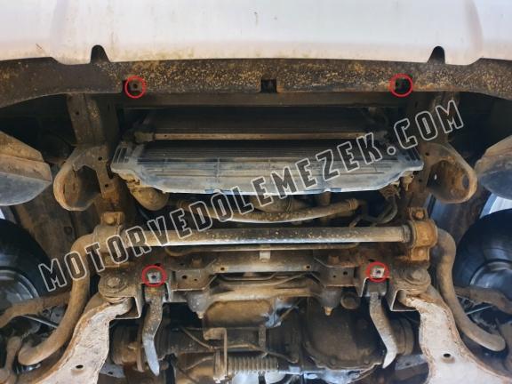 Acél hütő védőlemez Mitsubishi L200