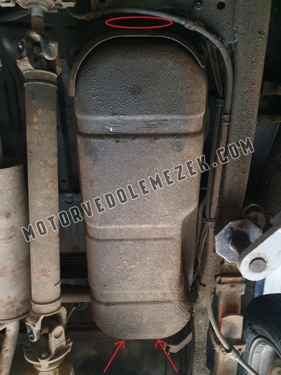 Acél üzemanzagtartály védőlemez Mitsubishi L 200