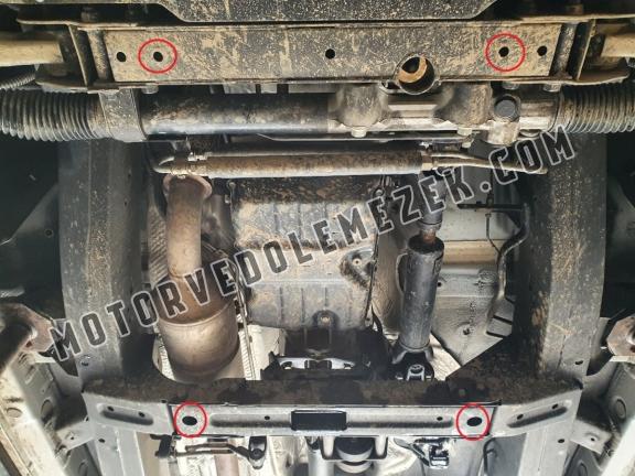 Acél kapcsolószekrény védőlemez Ssangyong Musso Grand