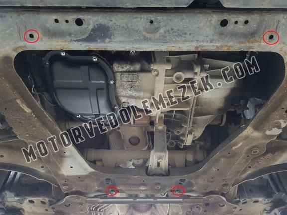 Acél motor, kapcsolószekrény védőlemez Nissan Pulsar