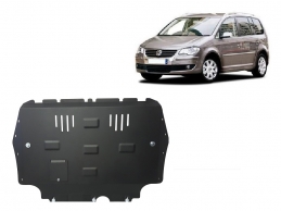 Acél motor, kapcsolószekrény, hűtő védőlemez Volkswagen Touran