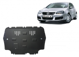 Acél motor, kapcsolószekrény, hűtő védőlemez Vw golf mk5
