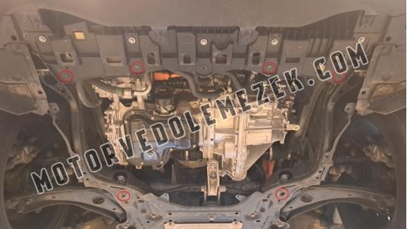 Acél motor, kapcsolószekrény, hütő védőlemez Toyota Yaris