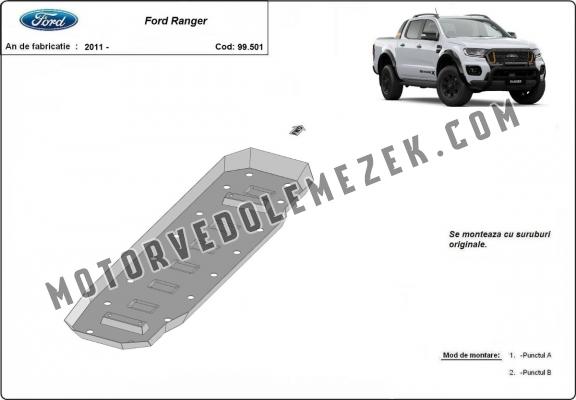 Acél üzemanzagtartály védőlemez Ford Ranger