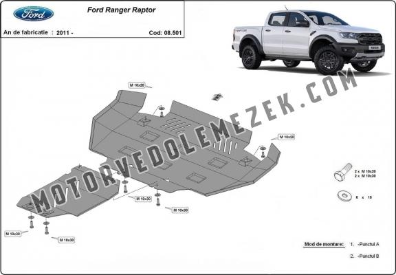 Acél motorvédőlemez Ford Ranger Raptor