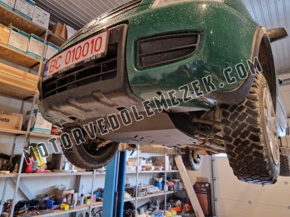 Acél motor, sebbeségváltó, hütő, első lökhárító védőlemez Fiat Panda 4x4