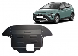 Acél motor, sebességváltó, hűtő, első lökhárító védőlemez Hyundai Bayon
